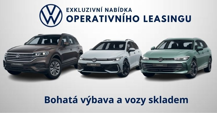 Exkluzivní nabídka operativního leasingu na vozy Volkswagen. 